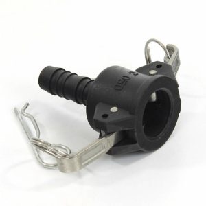 Camlock V-deel met slangtule, pp, type C, 13 mm