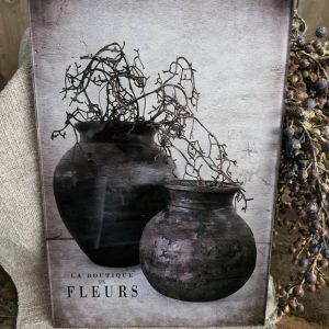 Afbeelding op glas. Kruiken