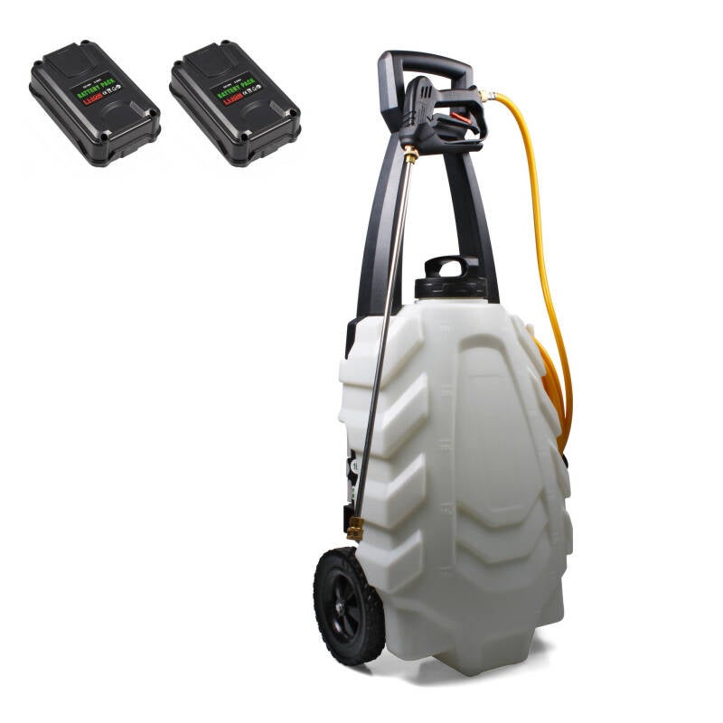 SAMOURAI sprayer 30L op wielen – Dubbele accu